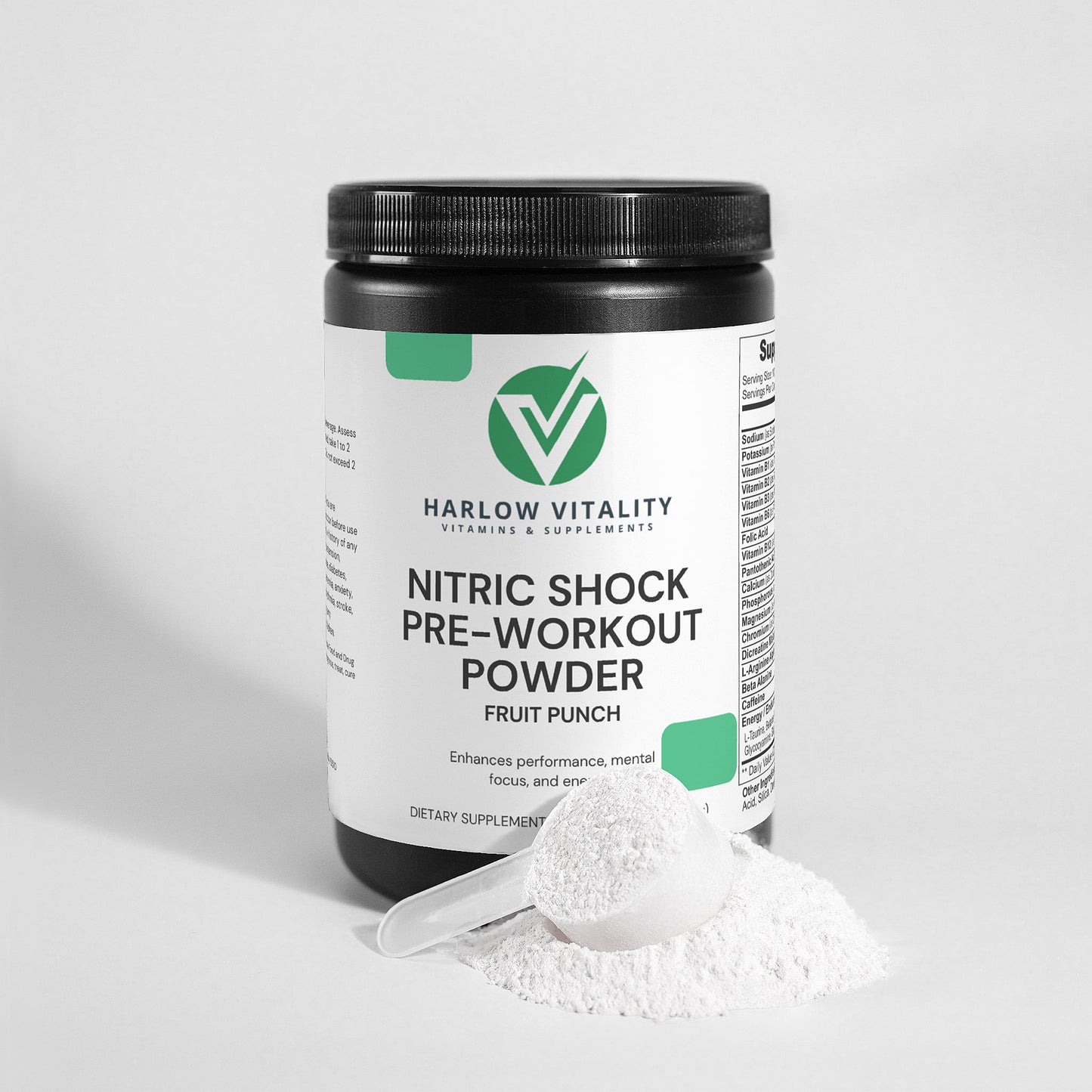 Nitric Shock Pre-Workout Powder (Fruit Punch)