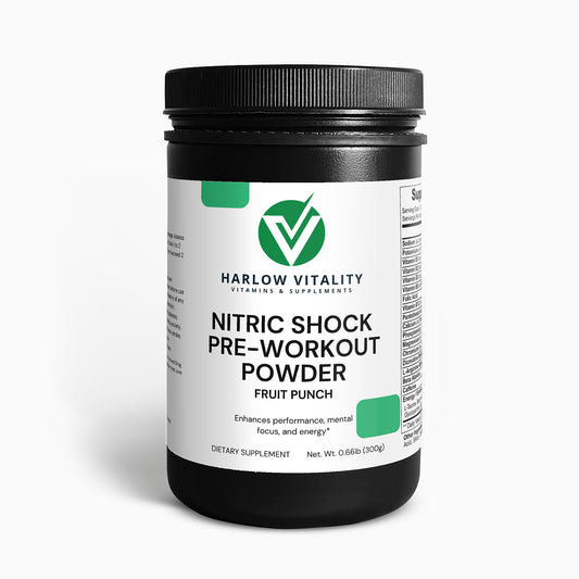 Nitric Shock Pre-Workout Powder (Fruit Punch)